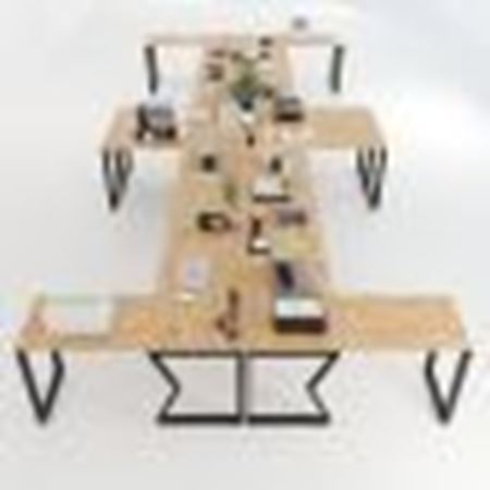 Cụm bàn 8 người