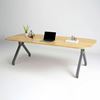Bàn họp ARVO 240x100cm gỗ cao su chân sắt BH68015