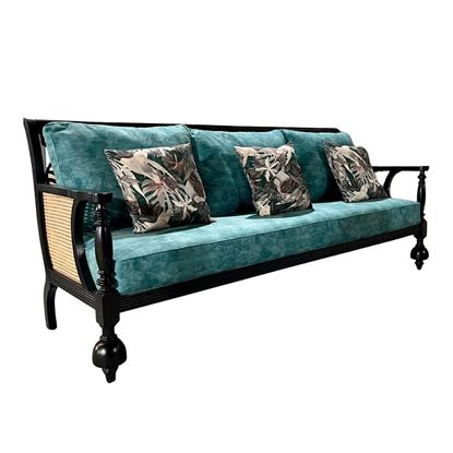 Ghế sofa băng Hemingway bọc nệm gỗ tần bì SFB68093