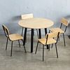 Combo bàn ăn tròn Gerda và 4 ghế ăn BBA180