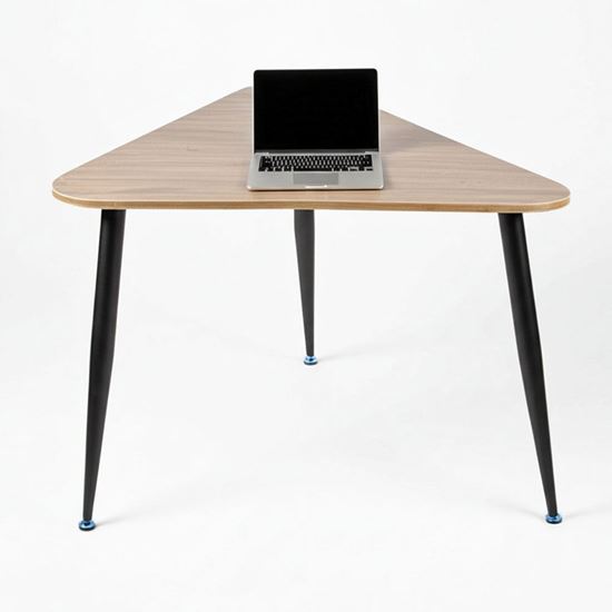 Bàn tam giác BENTO 120cm gỗ plywood chân sắt hệ CONE HBCO071