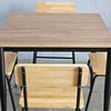 Combo bàn ăn vuông 80x80cm và 4 ghế ăn BBA182