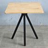 Bàn cafe vuông 70x70cm gỗ cao su CFD68266