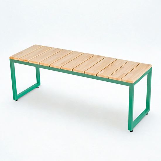 Ghế băng dài 120x40x55cm gỗ cao su GBD055