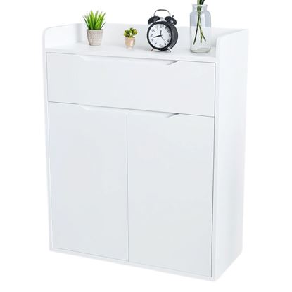 Tủ giày có hộc kéo 80x35x110cm gỗ cao su KG68091