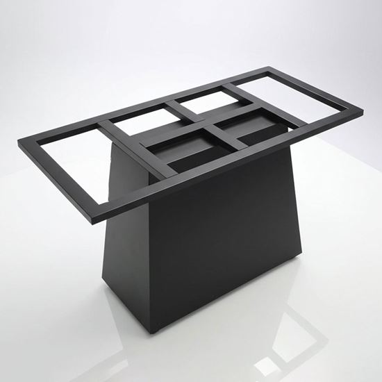 Chân sắt cho bàn ăn sơn tĩnh điện CHBBA056