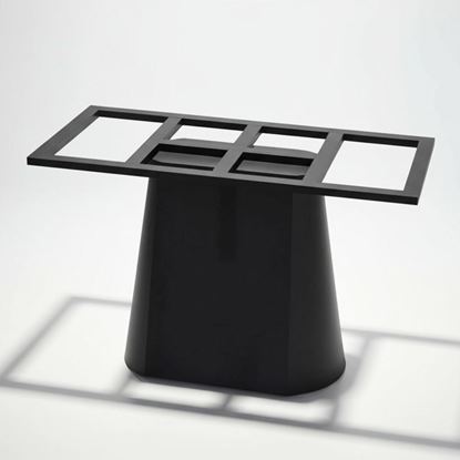 Chân sắt BASO cho bàn ăn sơn tĩnh điện CHBBA058