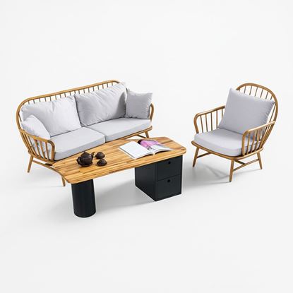 Combo bàn sofa và ghế Song Trúc CBSF68056