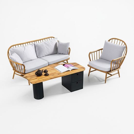 Combo bàn sofa và ghế Song Trúc CBSF68056