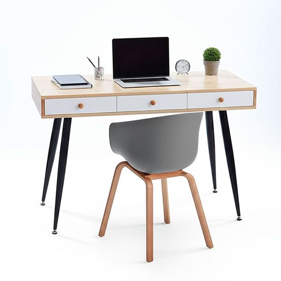 Combo bàn làm việc ngăn kéo và ghế Eames CB68213