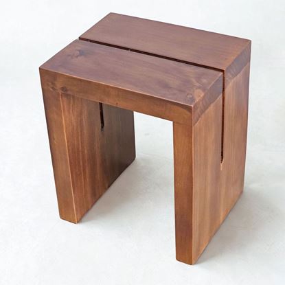 Ghế đôn 30x25x35cm gỗ thông GCF305