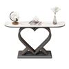 Picture of Bàn console 120x30x85cm mặt đá ceramic chân sắt CST102