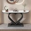 Bàn console 120x30x85cm mặt đá ceramic chân sắt CST102