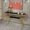 Bàn console 120x30x85cm mặt đá ceramic chân sắt CST106