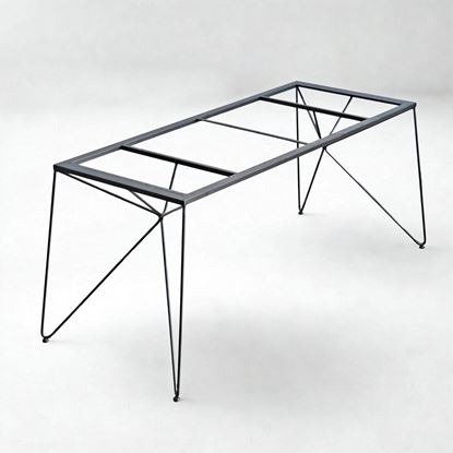 Chân sắt Hairpin cho bàn 180x80cm sơn tĩnh điện CHBBA059