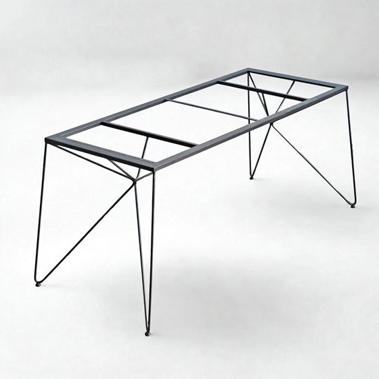 Chân sắt Hairpin cho bàn 180x80cm sơn tĩnh điện CHBBA059