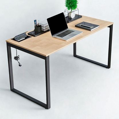Bàn công nghệ ZDesk 140x70cm gỗ plywood vân Cut Trunk ZD017