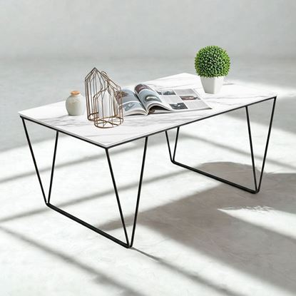 Bàn sofa VECTI 100x60cm mặt đá ceramic TT68320