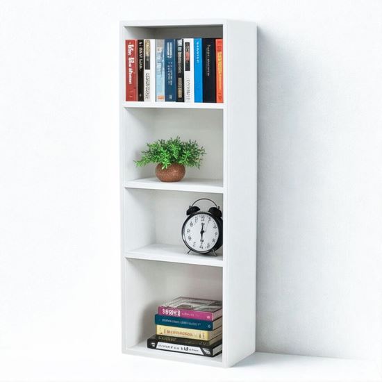 Kệ sách 4 tầng 40x23x113cm gỗ cao su KS68331