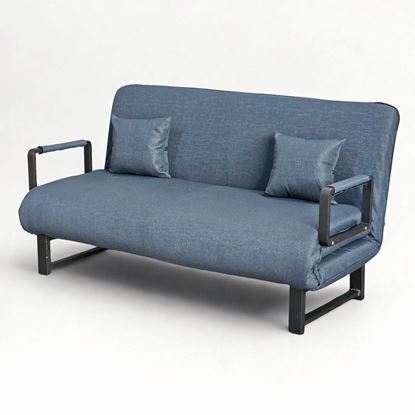 Giường đa năng gấp gọn 150x190cm bọc vải bố SFBE003