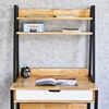 Bàn học liền giá sách 80x50x150cm gỗ cao su FD68066