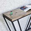 Bàn Console 120x30x85cm gỗ thông chân sắt CST078
