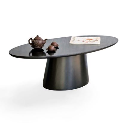 Bàn sofa gỗ hình Ellipse 120x60x40cm TT68277