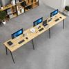 Picture of Bàn cụm 3 chỗ 360x60cm gỗ cao su chân sắt hệ CONE HBCO061