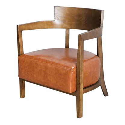 Ghế sofa đơn STABUCK bọc nệm gỗ tần bì GSD68095