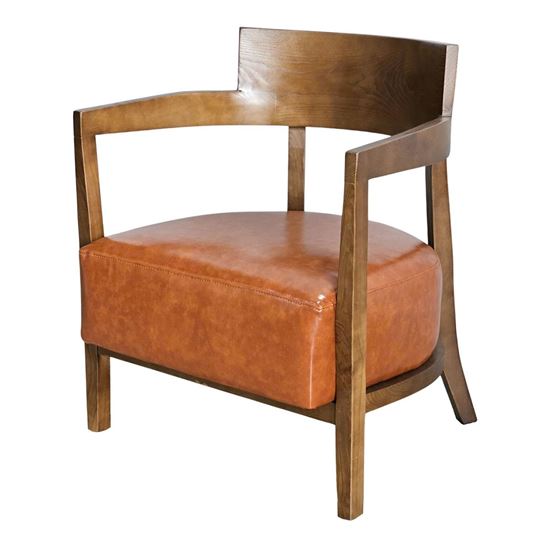 Ghế sofa đơn STABUCK bọc nệm gỗ tần bì GSD68095