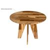 Bàn ăn tròn đk 70cm gỗ tràm chân chữ A BA68196