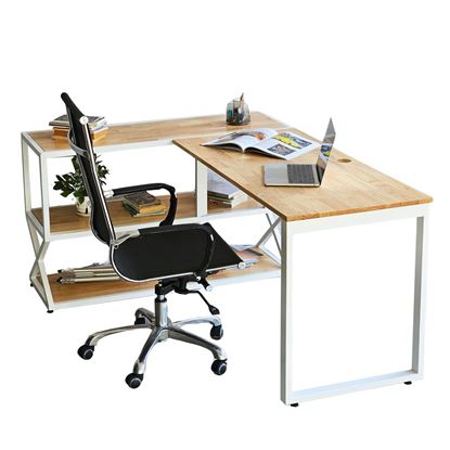 Combo bàn ghế làm việc góc chữ L CB68201