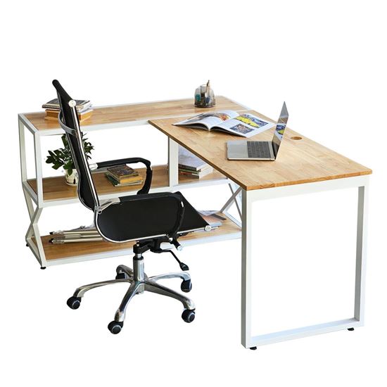 Combo bàn ghế làm việc góc chữ L CB68201