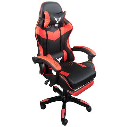 Picture of Ghế Game thủ chân xoay màu đỏ GamingChair GC68032