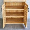Tủ để giày giày 60x40x100cm gỗ cao su KG68074