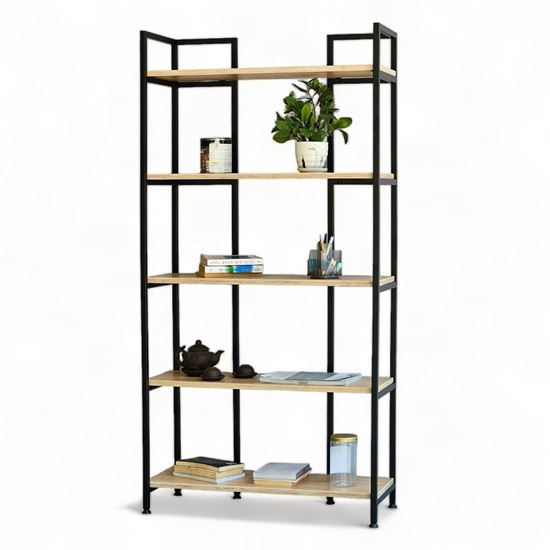 Kệ sách DRACO 5 tầng 80x32x160cm gỗ plywood KS68226