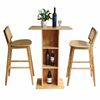 Picture of Combo bàn bar vuông 70cm và 2 ghế bar gỗ CBCF304