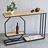 Bàn console 120x30x81cm gỗ cao su khung sắt CST073