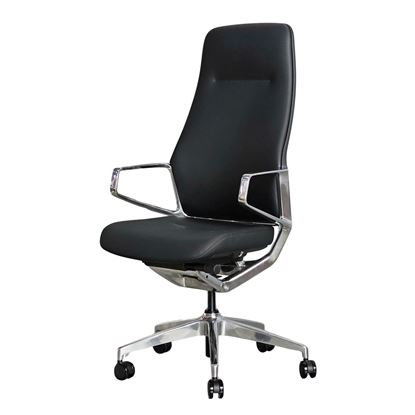 Ghế lãnh đạo cao cấp khung nhôm bọc da ARICO-A1
