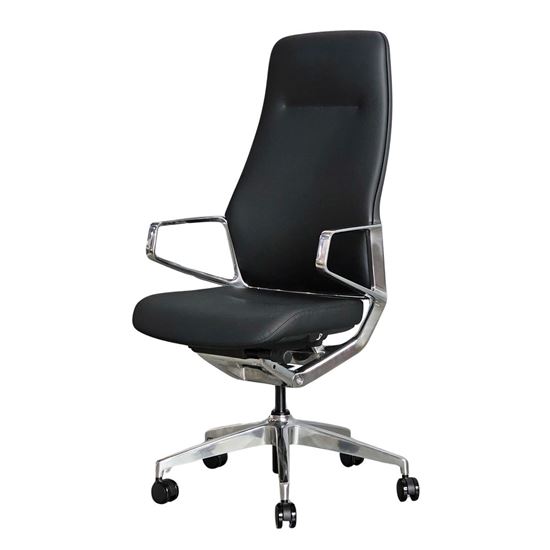 Ghế lãnh đạo cao cấp khung nhôm bọc da ARICO-A1