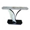 Bàn console 120x30x75cm mặt đá ceramic chân sắt CST077