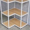 Kệ góc tường 60x60x120cm gỗ plywood khung sắt KGT68027