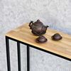 Bàn console 120x30x81cm gỗ cao su khung sắt CST073