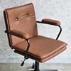 Ghế xoay bọc nệm da simili chân sắt GAK186