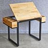 Bàn vẽ kỹ thuật DraftingDesk 80x60cm gỗ cao su chân sắt DD68008