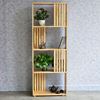 Kệ sách 4 tầng 60x28x160cm gỗ cao su KS68222