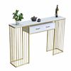 Bàn Console 160x30x100cm mặt đá chân sắt CST066