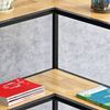 Kệ góc tường 5 tầng 60x60x160cm khung sắt gỗ cao su KGT68025