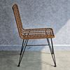 Ghế đan lưới giả mây khung sắt GCF186