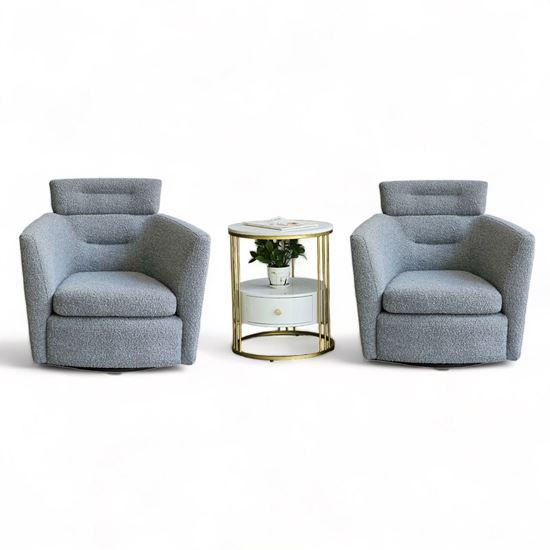 Combo bộ bàn ghế sofa xoay WEALTHY hàng xuất Châu Âu CBSF68038